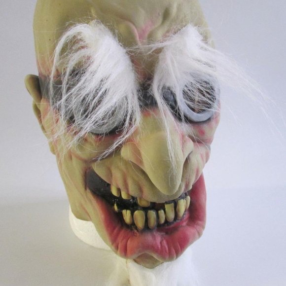 Paper Magic Group Mask Scary Guy Goggles Hair Eyebrows Goatee Latex 2003 - Picture 6 of 10